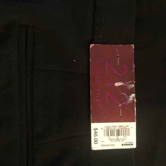 212 collection black 24w slacks - Picture 5 of 5